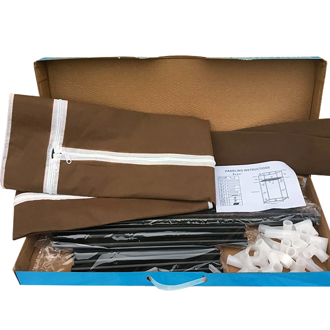 Шкаф органайзер тканевый складной HCX 8863 Коричневый - фото 6 Шкаф органайзер тканевый складной HCX 8863 Коричневый - фото 6