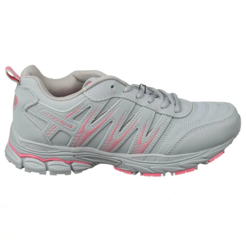 Кроссовки женские Bona 752Z-2 нубук р. 38 Серый (03074) - фото 2