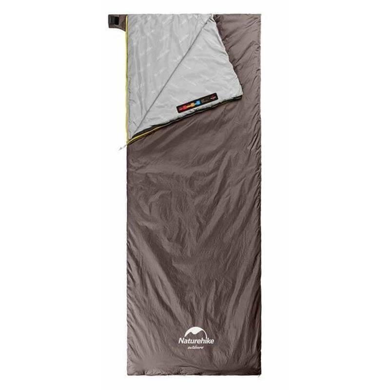 Спальный мешок Naturehike Summer LW180 NH21MSD09 левый 15°C XL 205 см Коричневый (6927595777985-L)
