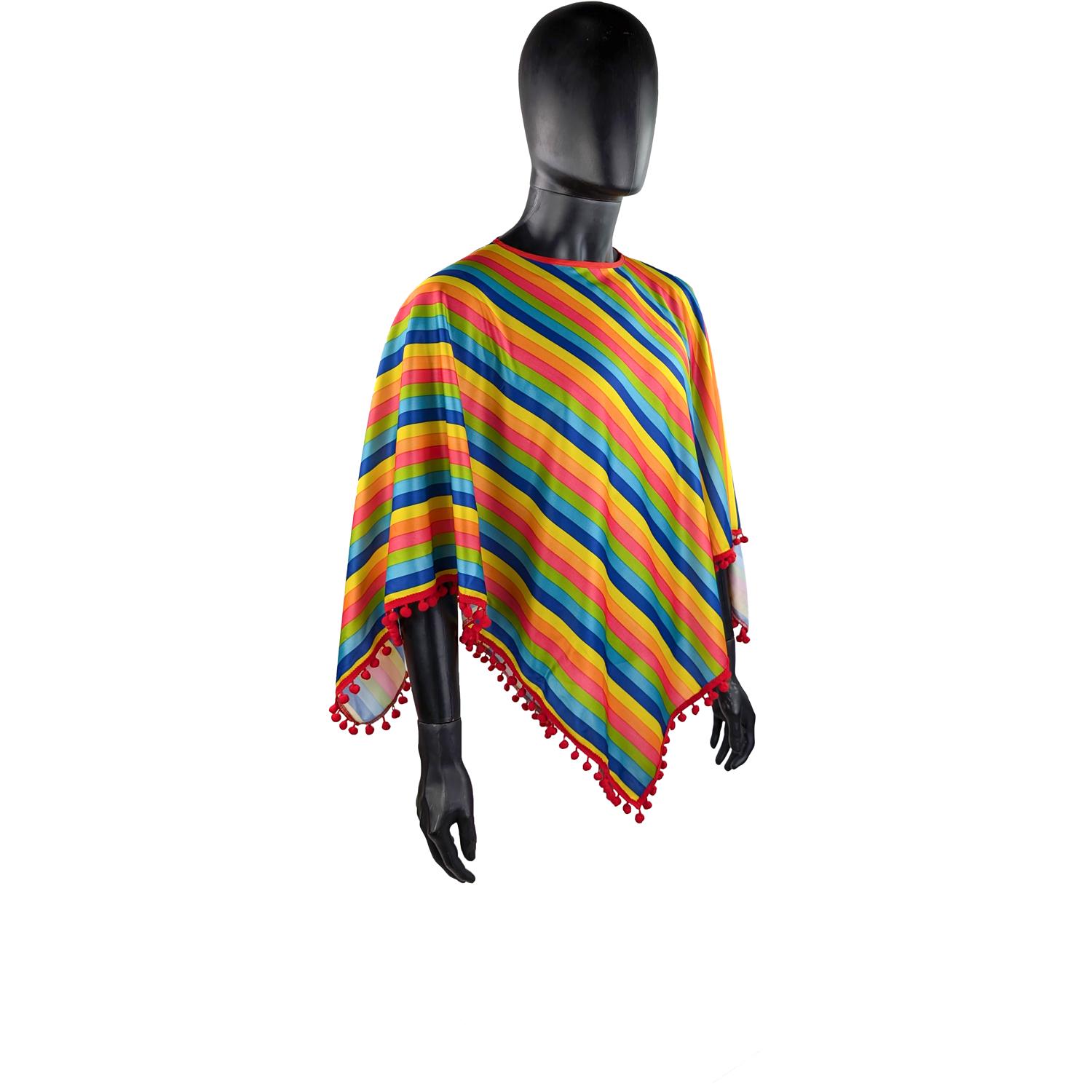 Пончо 110х110 см Разноцветный (19-862)
