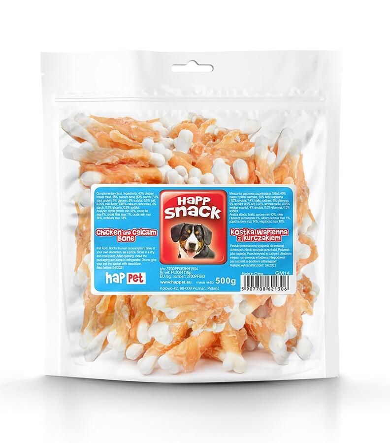 Кость кальцинированная с мясом курицы Happet Snack лакомство для собак 500 г 7 см (GM14 5907708621306) Кость кальцинированная с мясом курицы Happet Snack лакомство для собак 500 г 7 см (GM14 5907708621306)