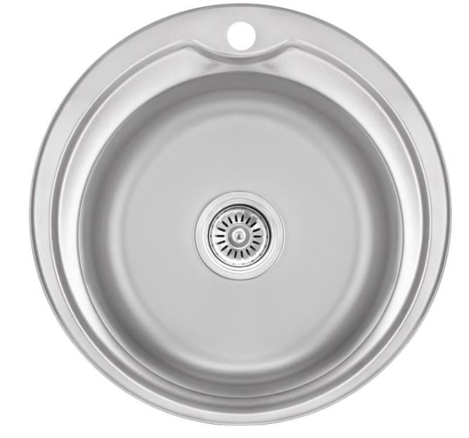 Мойка для кухни Brinex 510-D BRIN510MDEC08 врезная 0,8 мм (63426)