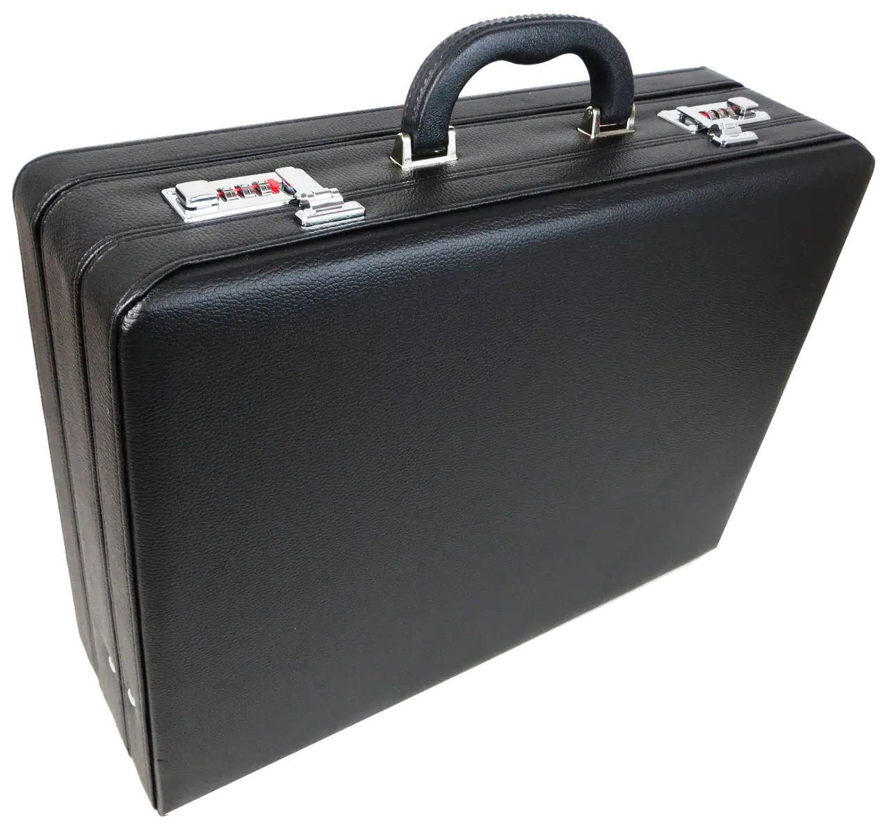 Дипломат Portfolio чоловічий штучна шкіра Чорний (D17603)