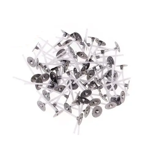 Фитиль для свечей 2,6 см с держателем 100 шт. (652cf149)