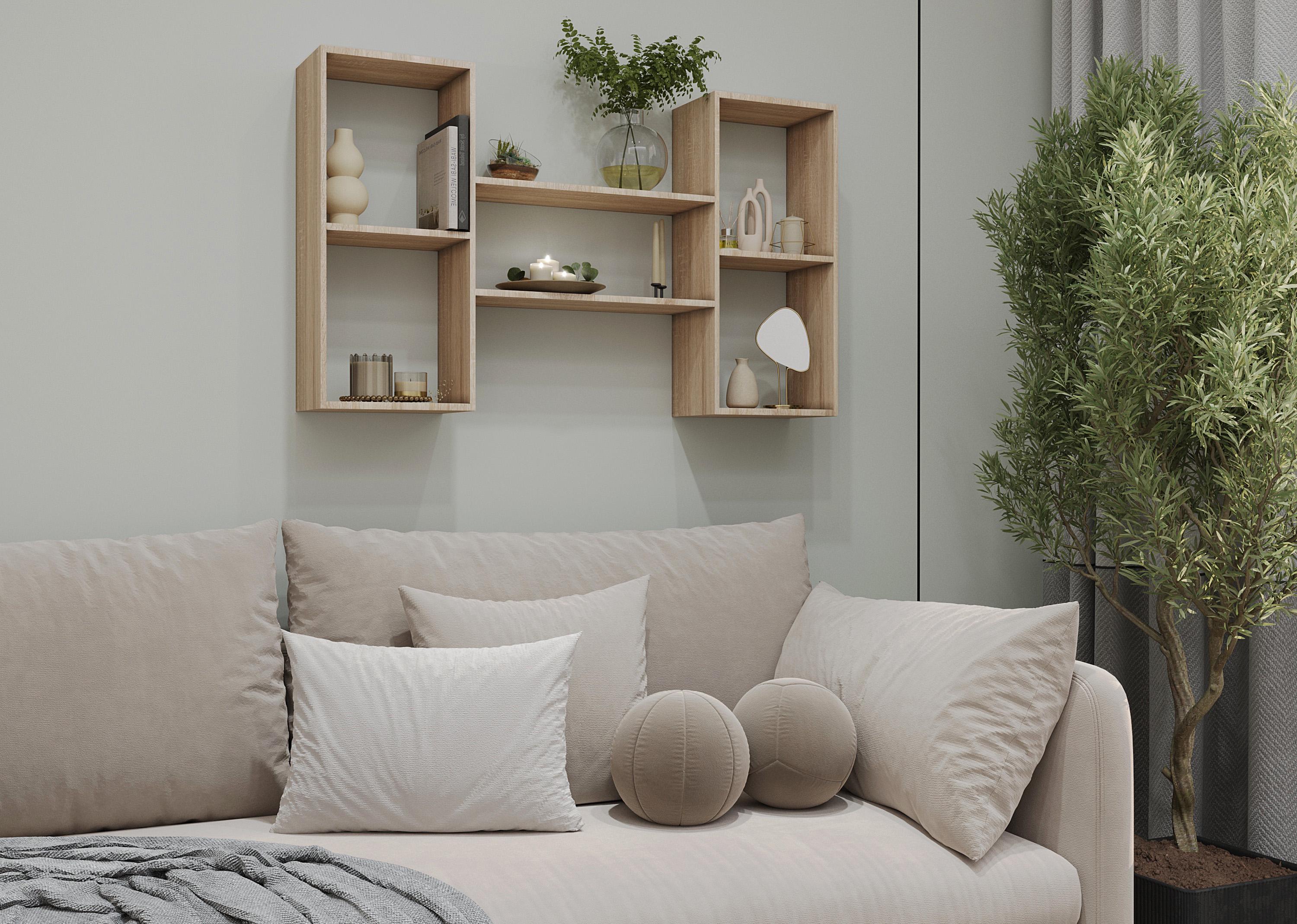 Полка настенная FT-11 1010х180х600 мм Дуб Сонома - фото 1 Полка настенная FT-11 1010х180х600 мм Дуб Сонома - фото 1