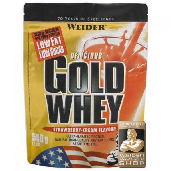 Протеин Weider Gold Whey 500 г 16 порций Strawberry Cream Протеин Weider Gold Whey 500 г 16 порций Strawberry Cream