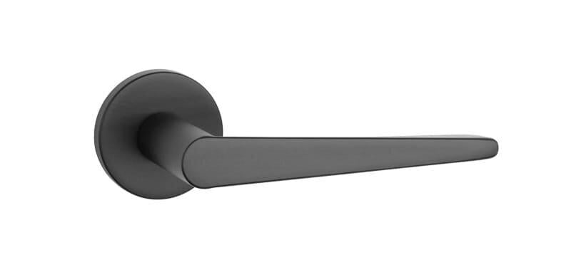 Дверная ручка APRILE Arnica R 7S тонкая розетка Черный матовый
