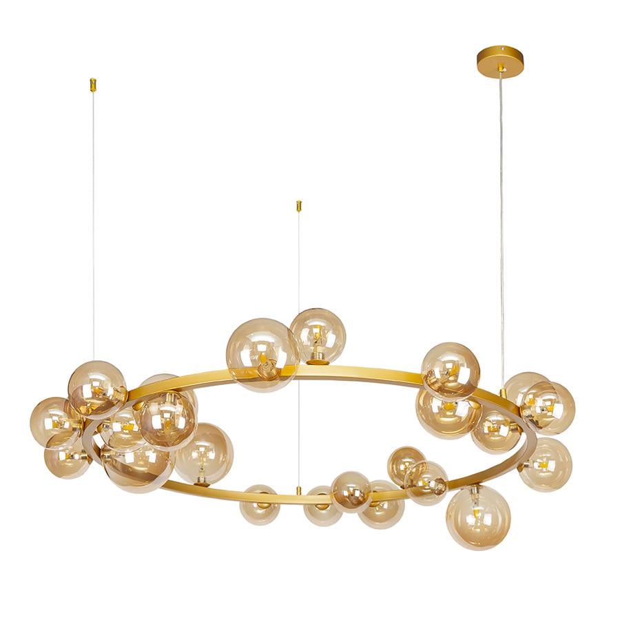 Люстра 918LP267-24 DDG/BR Золотой/Коричневый