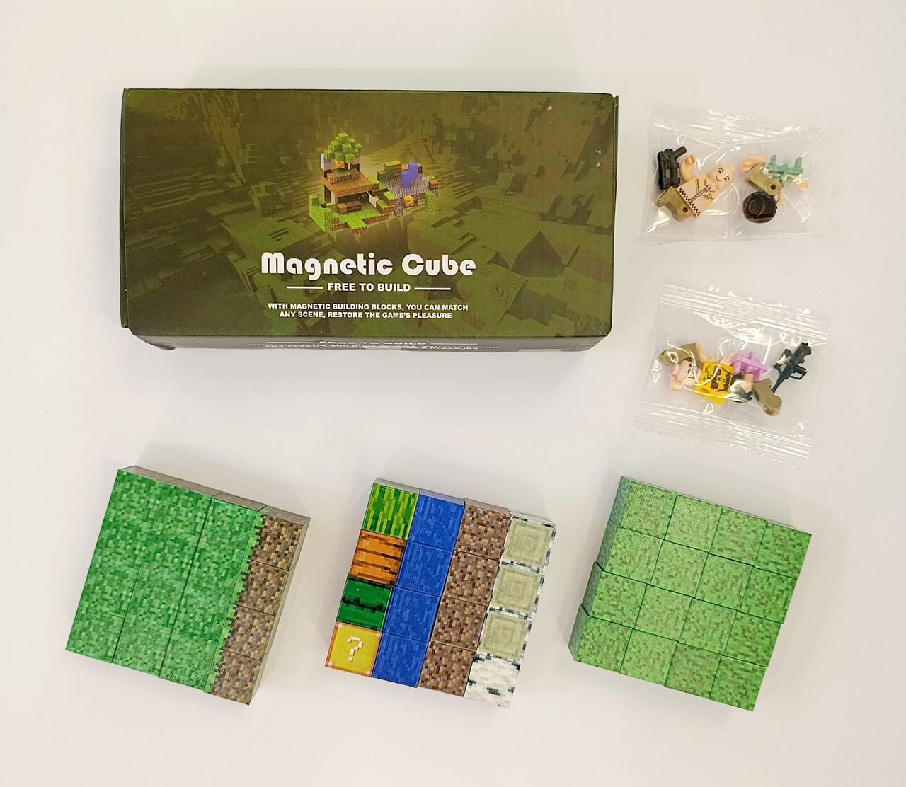 Конструктор магнитный Майнкрафт 48 дет.