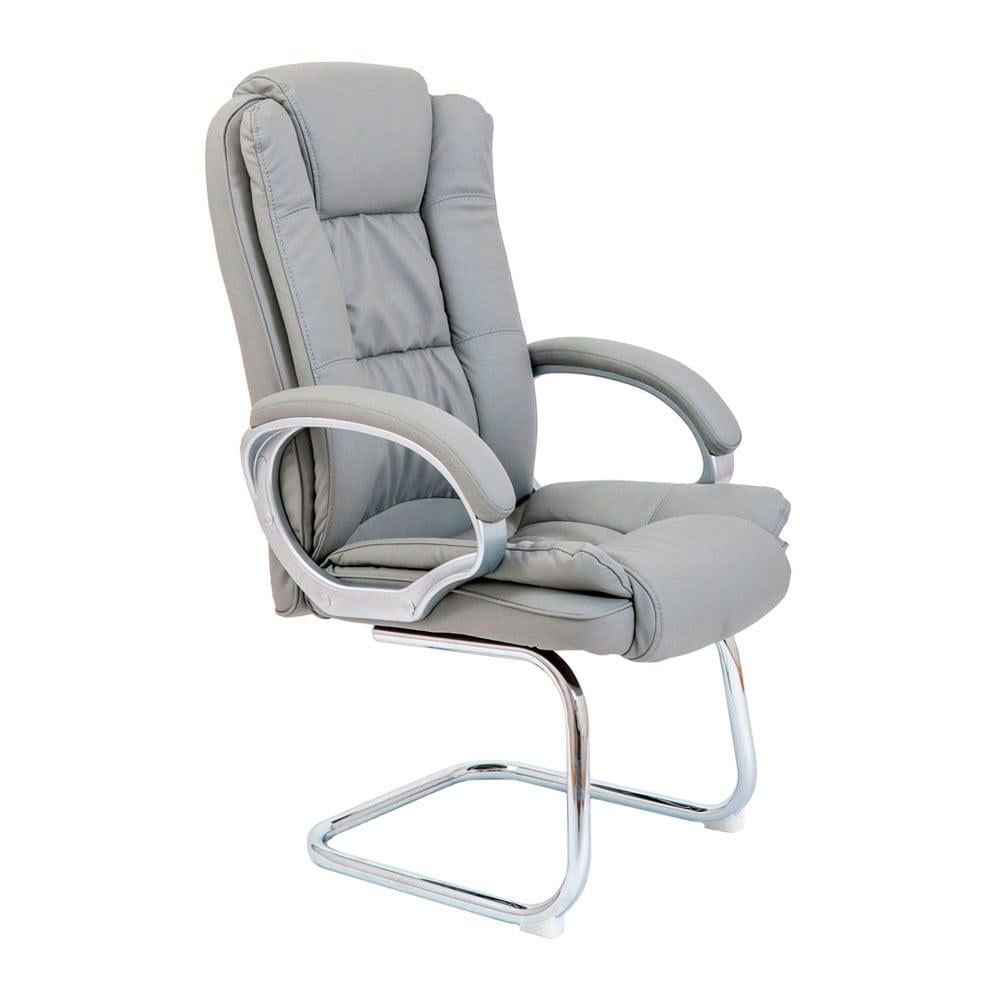 Офисное кресло руководителя Richman California VIP CF натуральная кожа Lux Madras Серый (64ca425904b9e938a47ba29f)