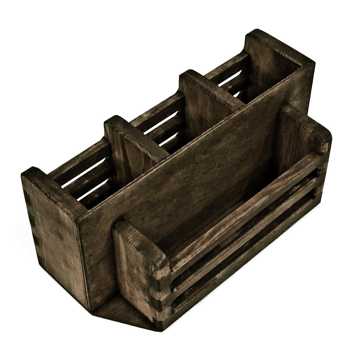 Подставка для столовых приборов из дерева Салиера Мокко (Псп-000610)