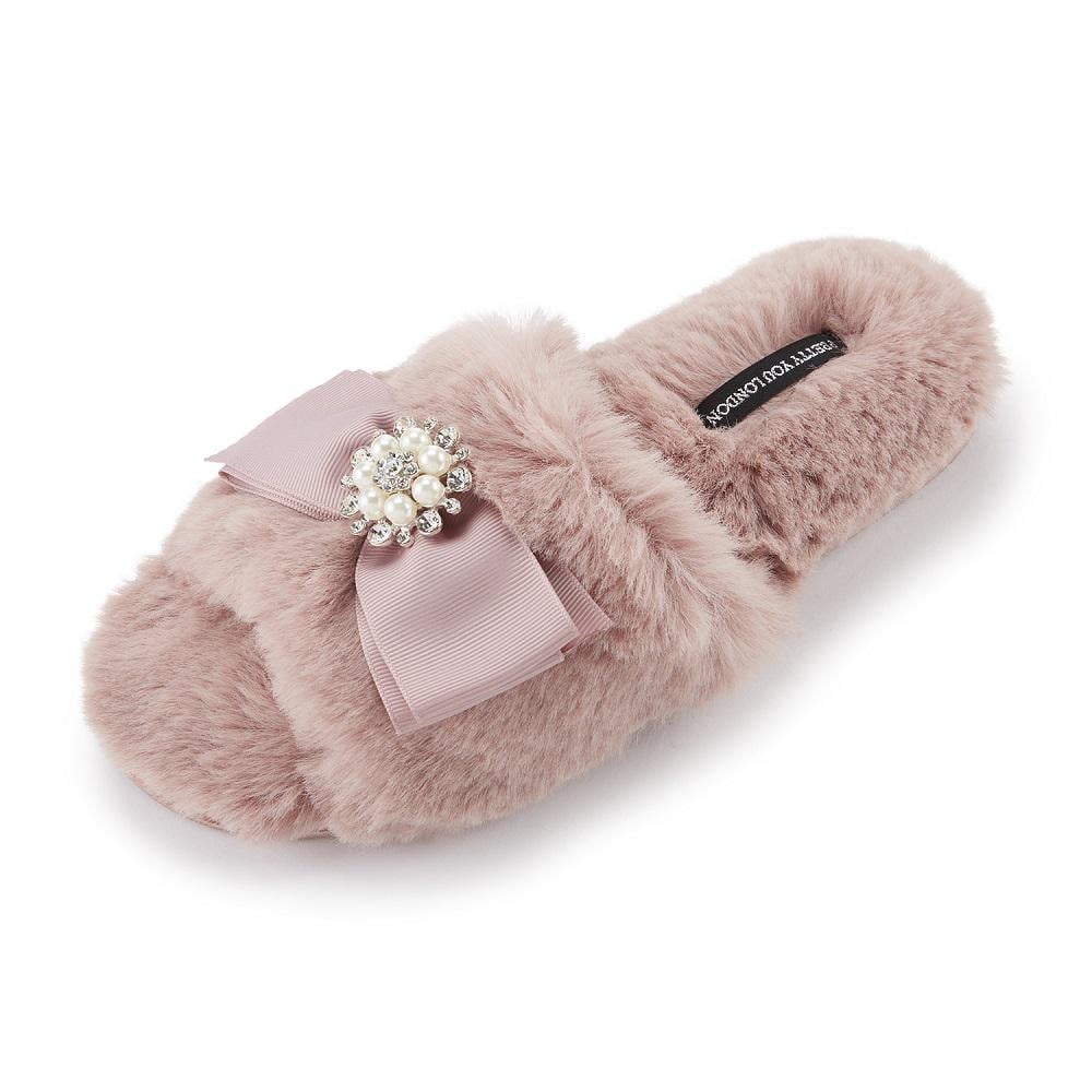 Тапочки женские Pretty You London Anya Pink р. 36-37 S Розовый (5060526413604)