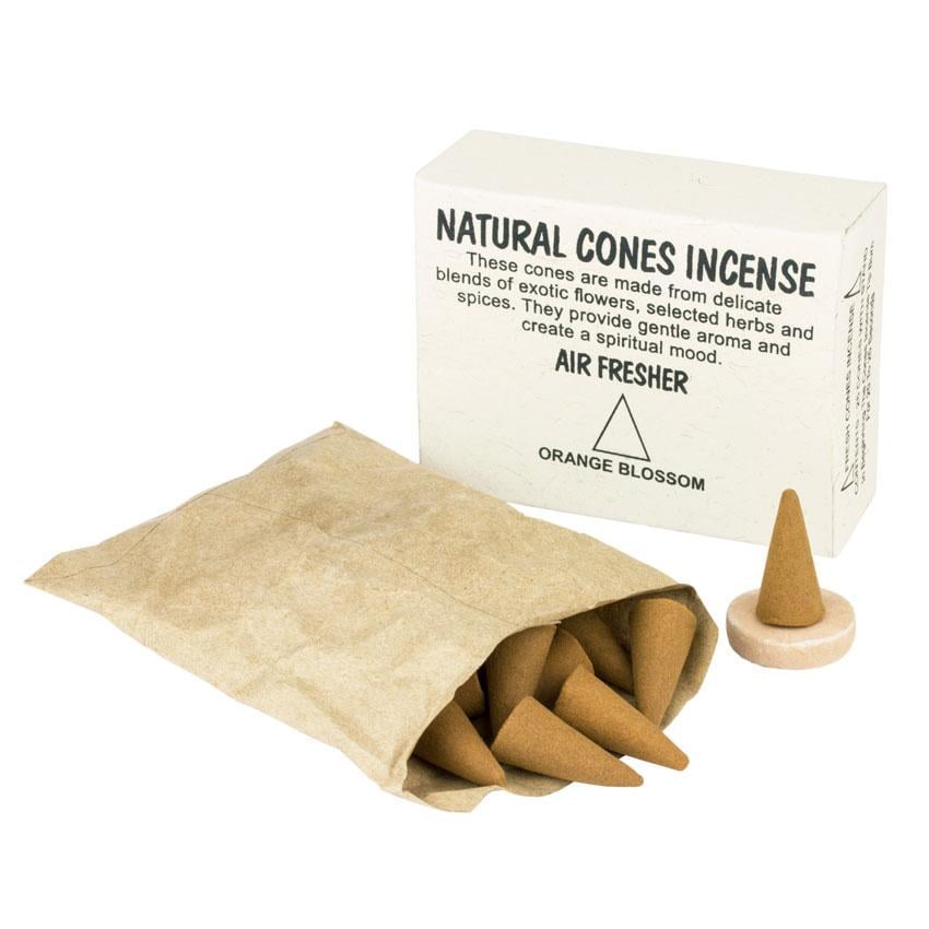 Благовония Непальские конусные Флердоранж 25 конусов с подставкой 9,3х7х3,3 см (27869)