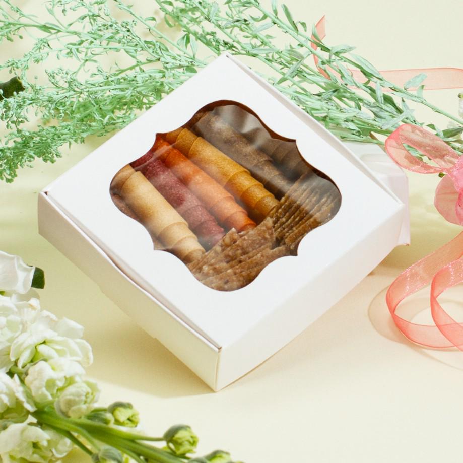 Набір пастили подарунковий Асорті 90 г Білий (FS-05002/3)