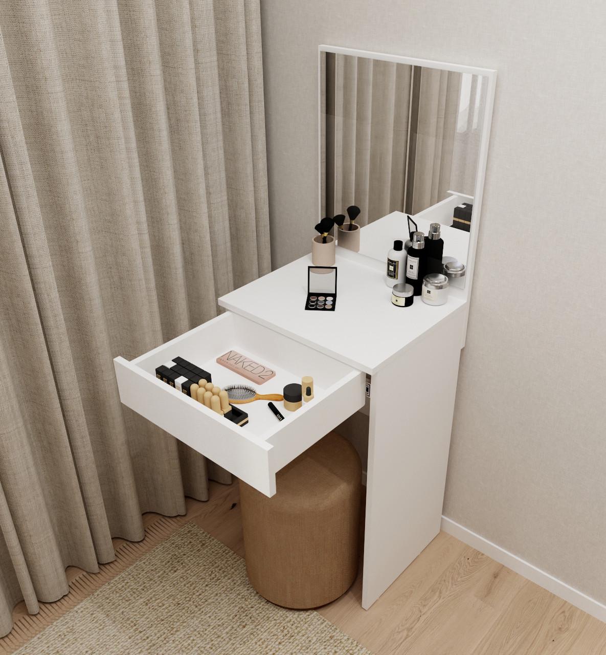 Туалетний столик ТС-4 із дзеркалом та висувним ящиком ДСП Венге (28918320) - фото 4