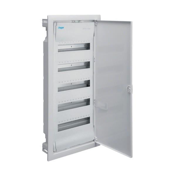 Щит розподільчий внутрішній Hager Volta на 60/70 модулів з металевими дверцятами (VU60UA)