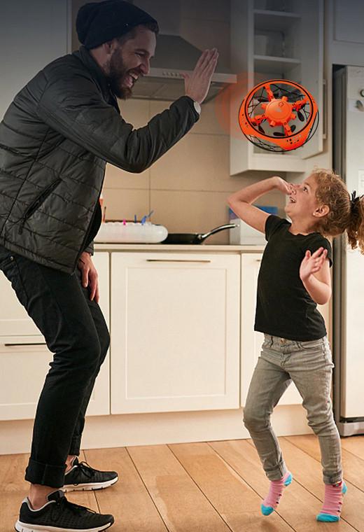 Дрон ручной с защитой от препятствий 11х11х6 см (VA-1140779396) - фото 3 Дрон ручной с защитой от препятствий 11х11х6 см (VA-1140779396) - фото 3