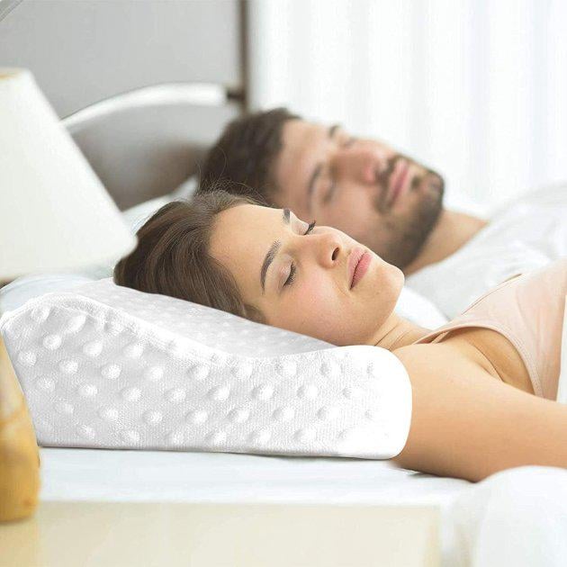 Подушка ортопедическая Comfort Memory Foam Pillow 30х50см Белый - фото 5