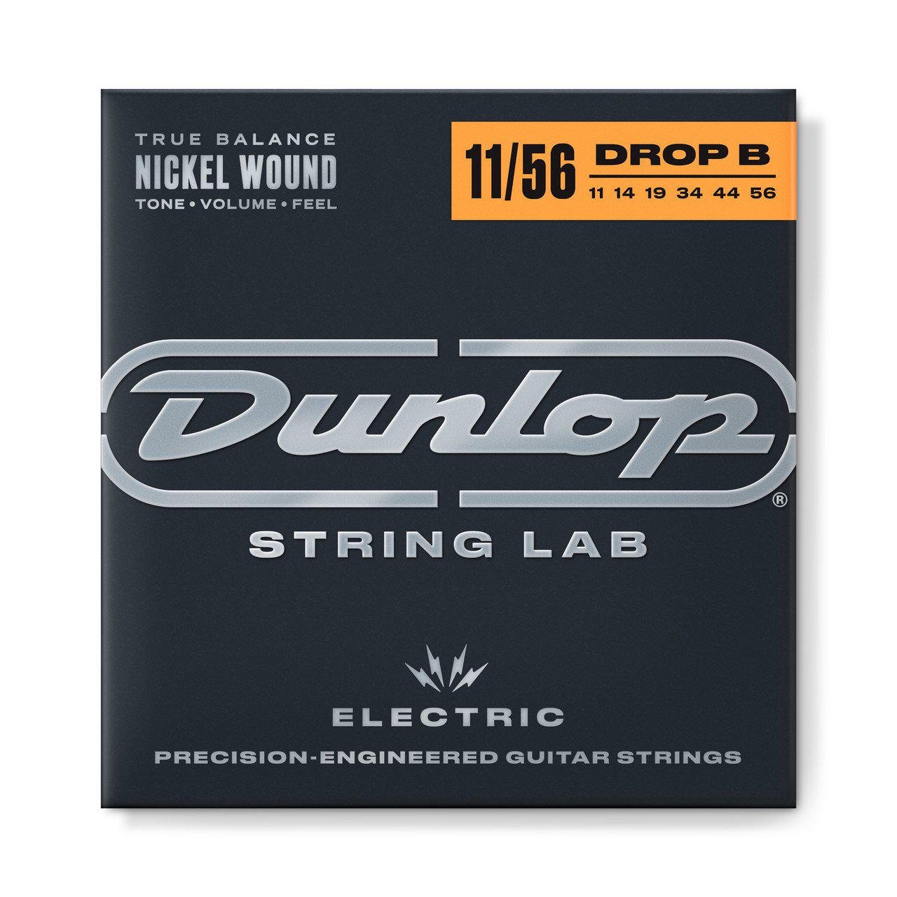 Струны для электрогитары Dunlop DEN1156DB Nickel Wound Drop B (126936)