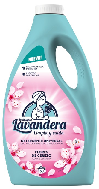 Гель для прання La Antigua Lavandera Floral з ароматом квітів, 2,5 л 50 прань (24763218)