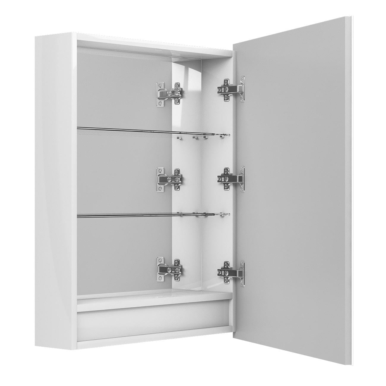 Шкаф зеркальный Aquarius Modena с LED подсветкой 60 Белый (11669)