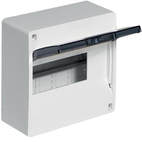 Щит навесной Hager Cosmos 8 модулей Дымчатый (VD108TD)