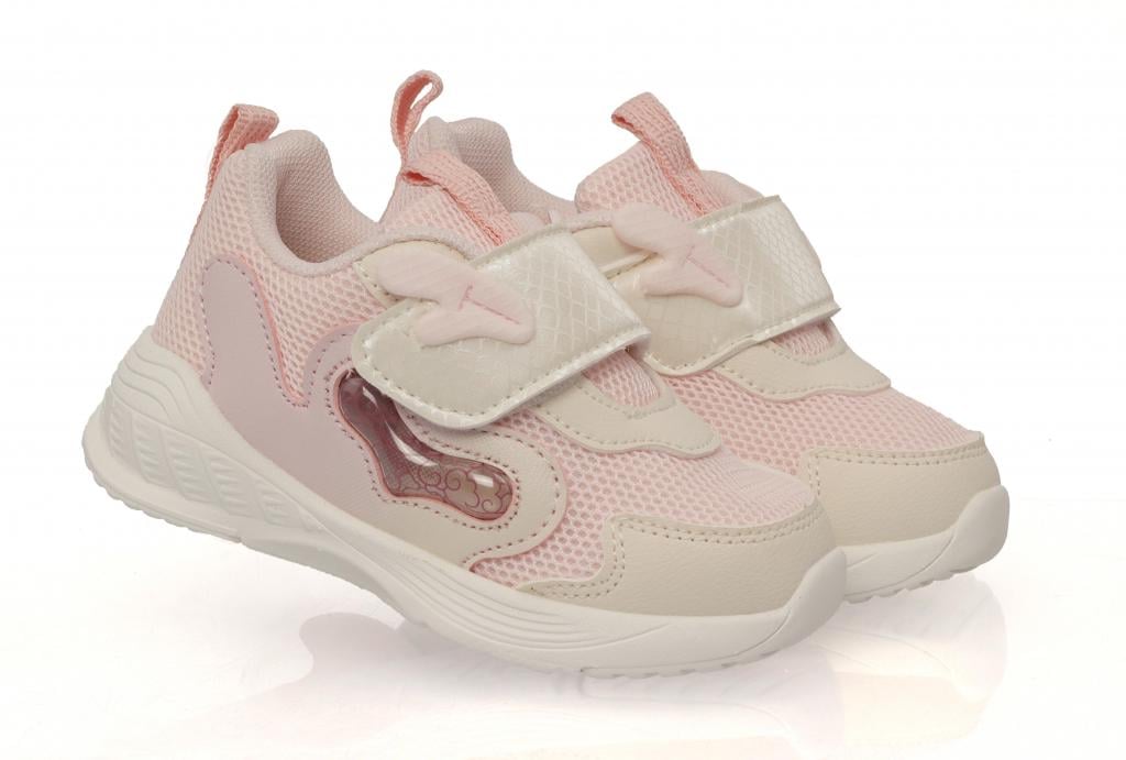 Кроссовки для девочек 547 в сетку р. 22 Розовый