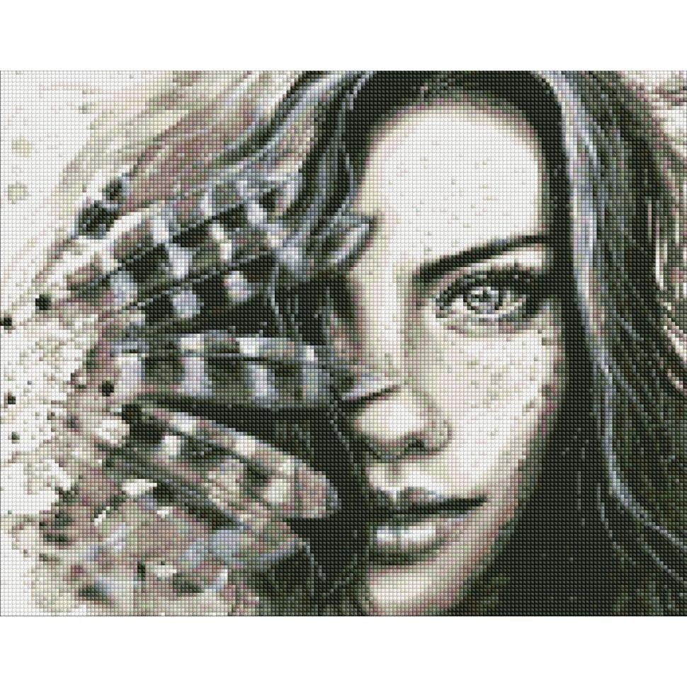 Алмазна мозаїка Ideyka Виразний погляд AMO7435 40х50 см (RLT29193)