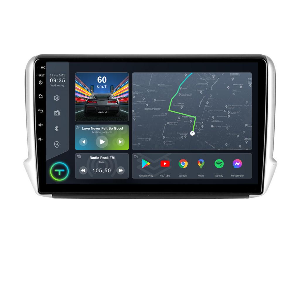 Автомагнитола штатная Torssen F10232 для Peugeot 2008 г. 4G/Carplay/DSP 2/32 GB 10" (20220750)