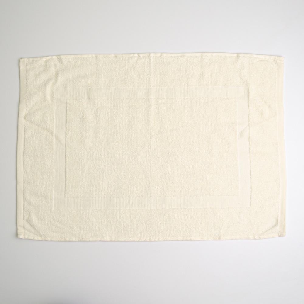 Полотенце махровое для ног GM Textile с прямоугольником 380 г/м2 50х70 см Ваниль (380-70-pr-vanilla)