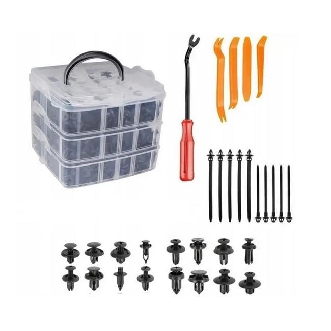 Набор креплений клипс для авто 9324 620 шт. (020937)