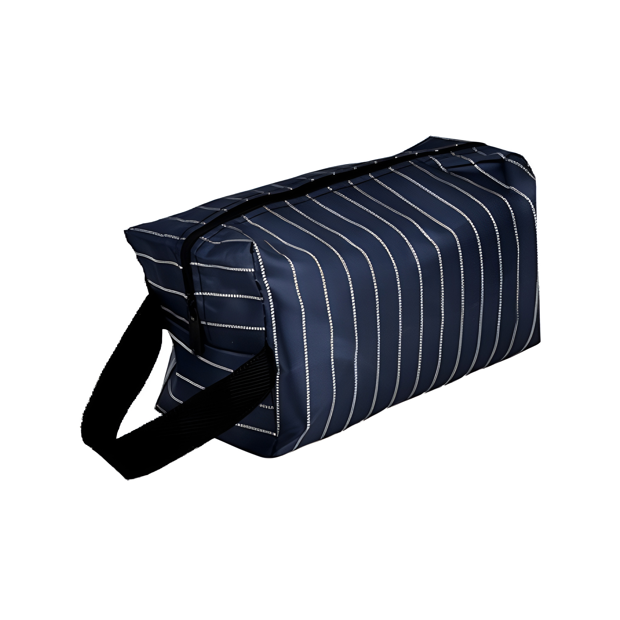 Косметичка дорожная мужская Stenson Stripes 24х12х11 см Синий (R33391)