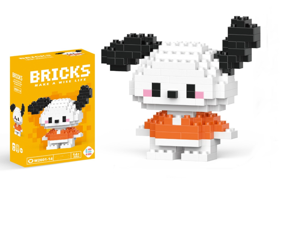 Конструктор фигурка BRICKS пиксели Почако 141 деталей (W014)