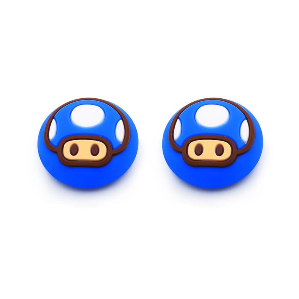 Накладки на стики Mushroom для геймпада PS4/PS5/Xbox Blue (2788888787)
