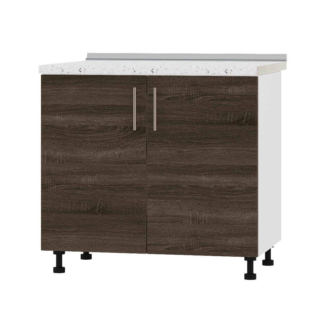 Шкаф нижний Эверест Оптима модуль под мойку Низ Н84-900 90х47х85 см Дуб Сонома Трюфель/Белый (08752)