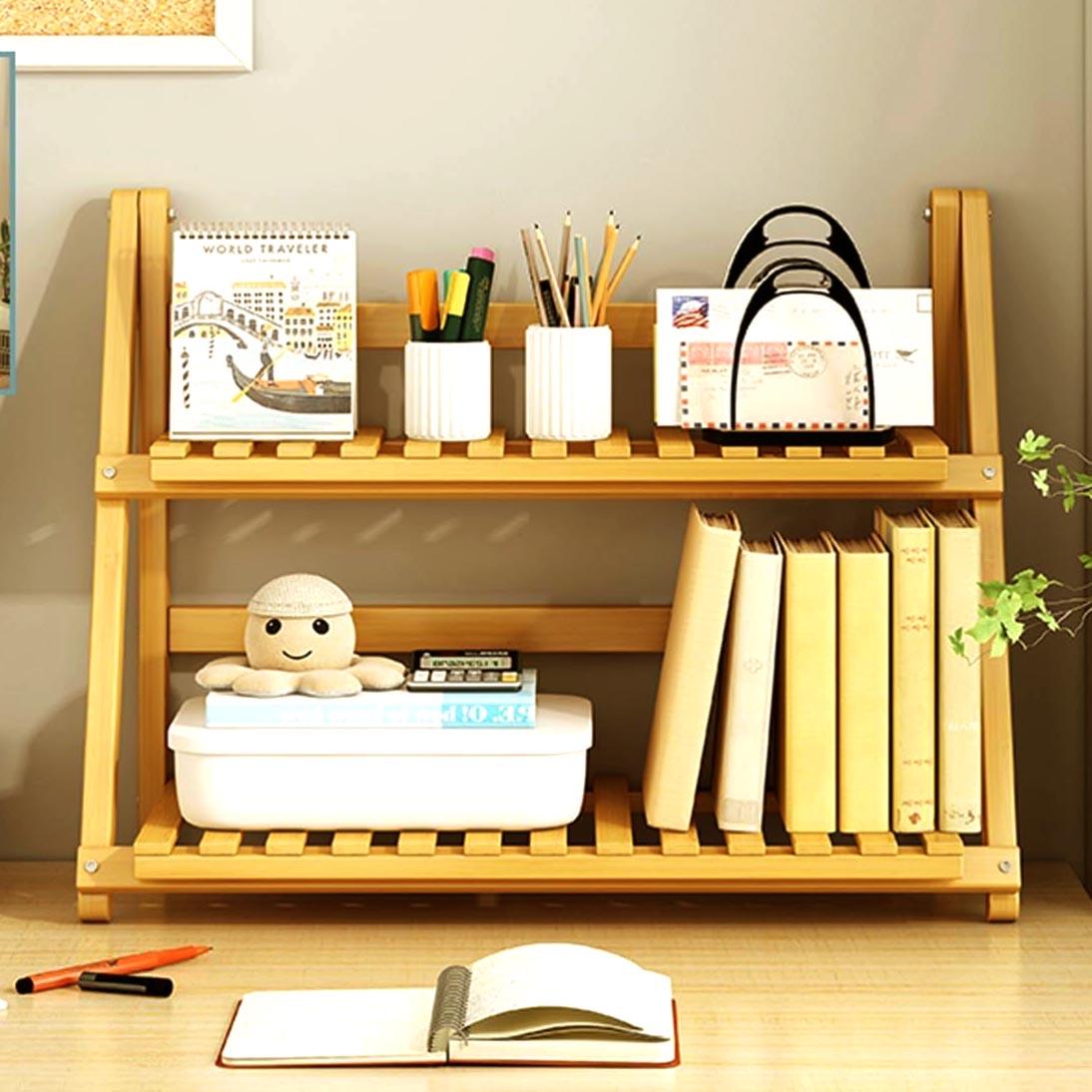 Полка книжная настольная из дерева Астралина Карри (КПА-008903)