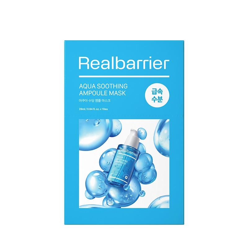 Маска тканевая успокаивающая Real Barrier Aqua Soothing Ampoule Mask 28 мл (27883075)