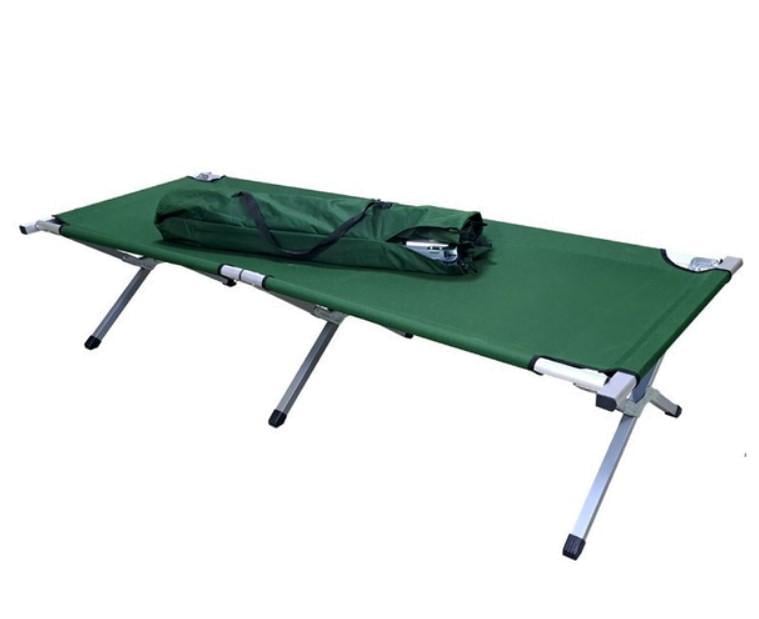 Кровать для кемпинга до 120 кг 189x60x45 см Зеленый (2104618695)