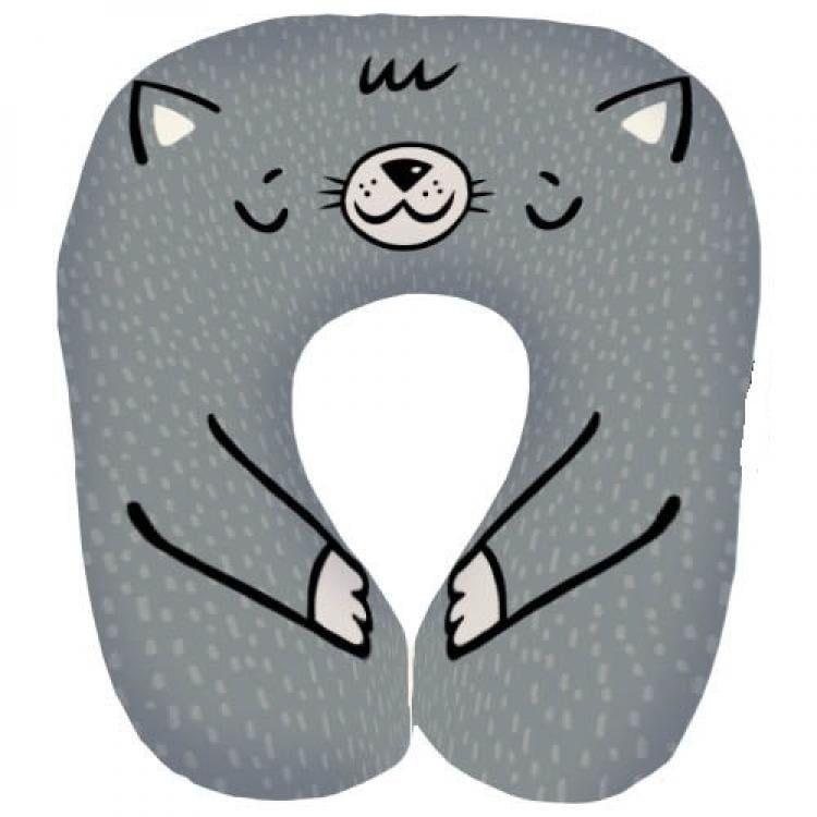 Подушка для путешествий Котик дорожная