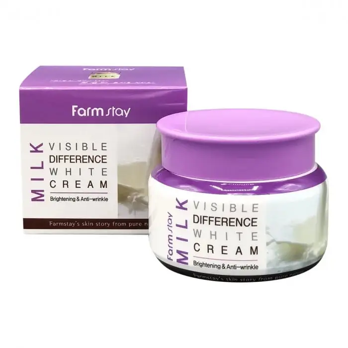 Крем для обличчя FarmStay Visible Difference Milk White Cream 100 г (8809809800093) - фото 1