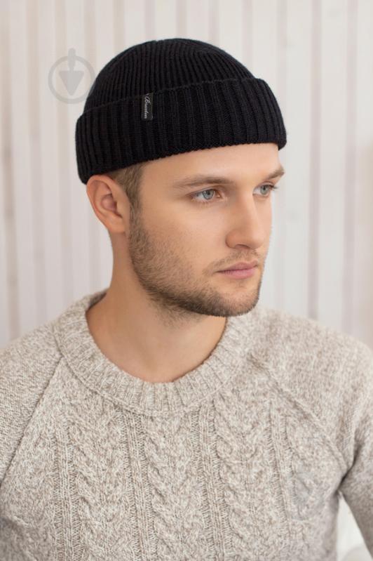 Мужская шапка «Окленд» Braxton черный 56-59