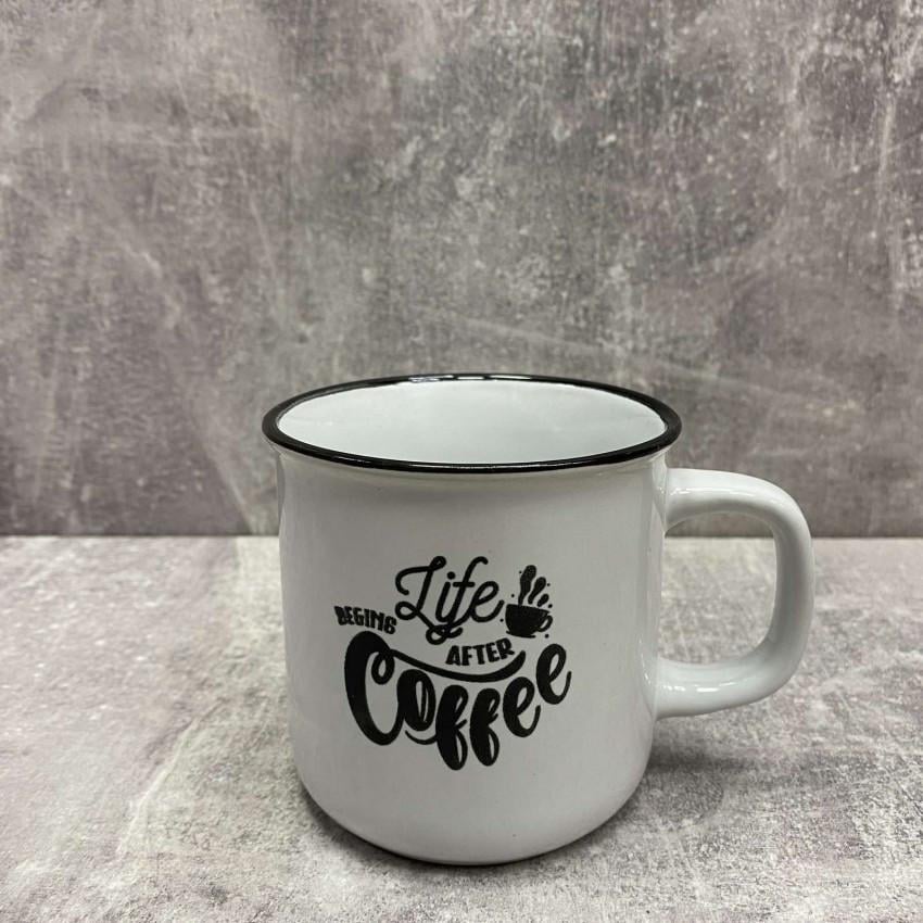 Чашка Limited Edition S938-09590 Life after Coffee керамическая 340 мл