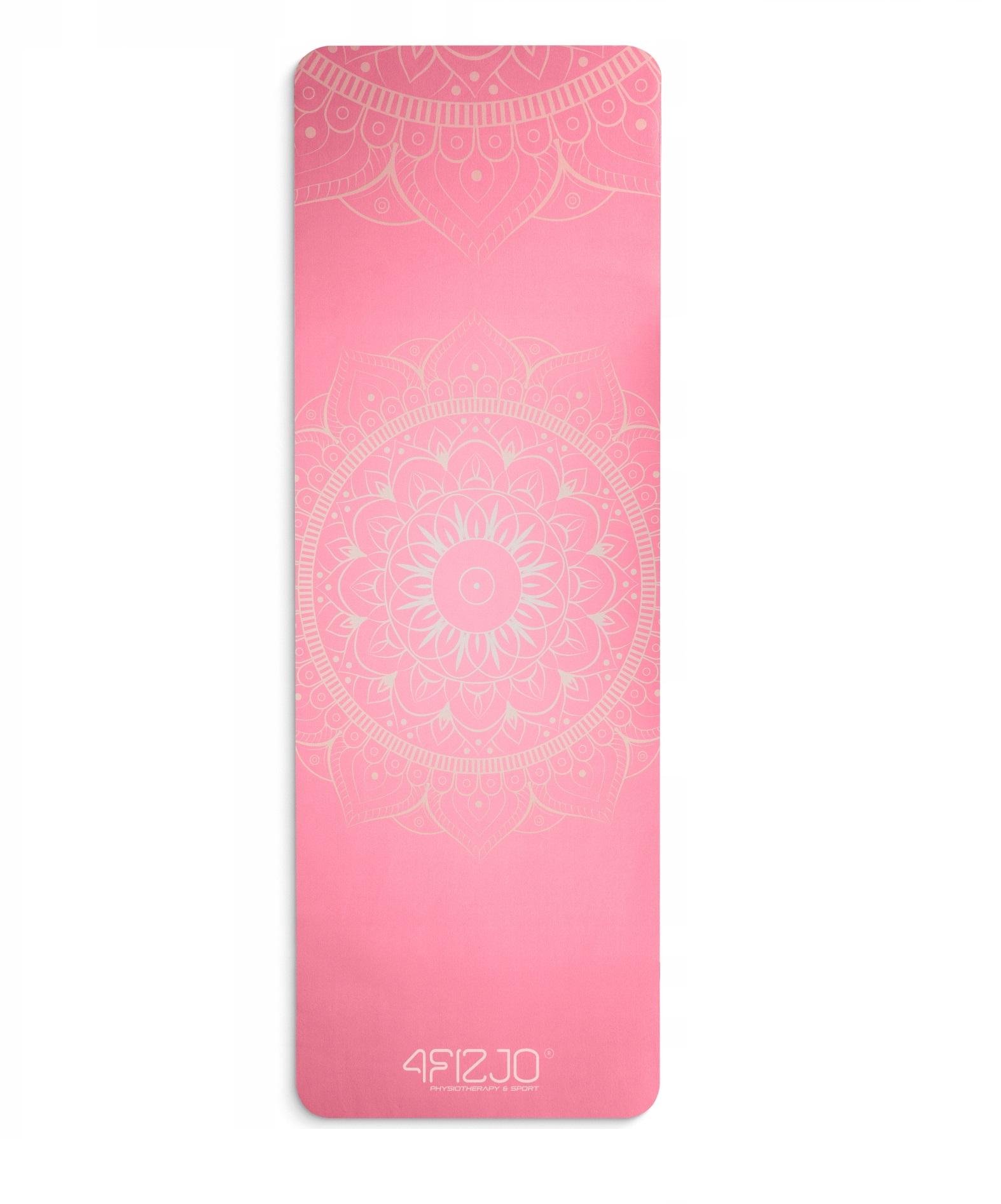 Коврик спортивный 4fizjo из замши 183x61x0,15 см Pink (P-5905973404419)