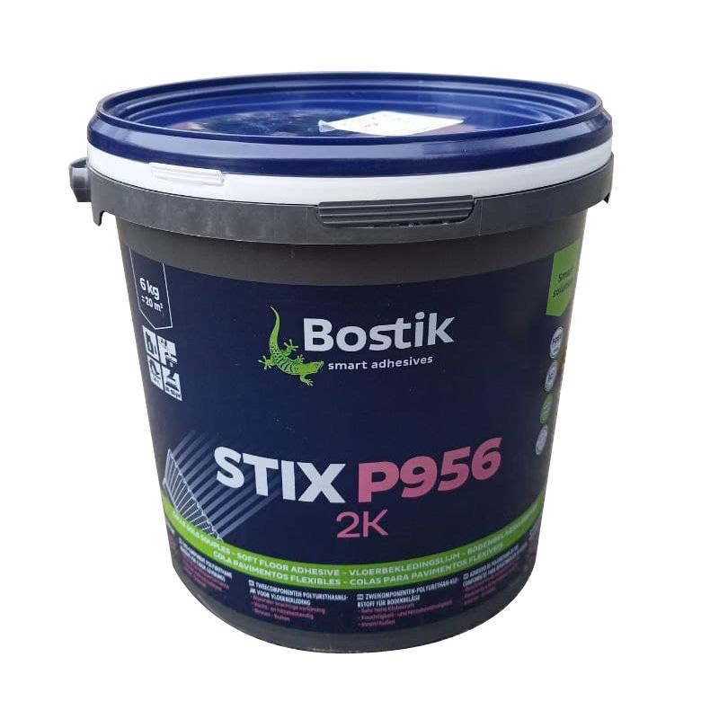 Клей для тактильной плитки Bostik STIX P956 2k 6 кг