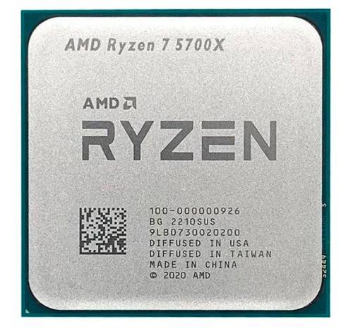Процессор AMD Ryzen 7 5700X Tray/8x3,4 ГГц L3 32Мб/Vermeer/7 нм/TDP 65 Вт (2881183979)