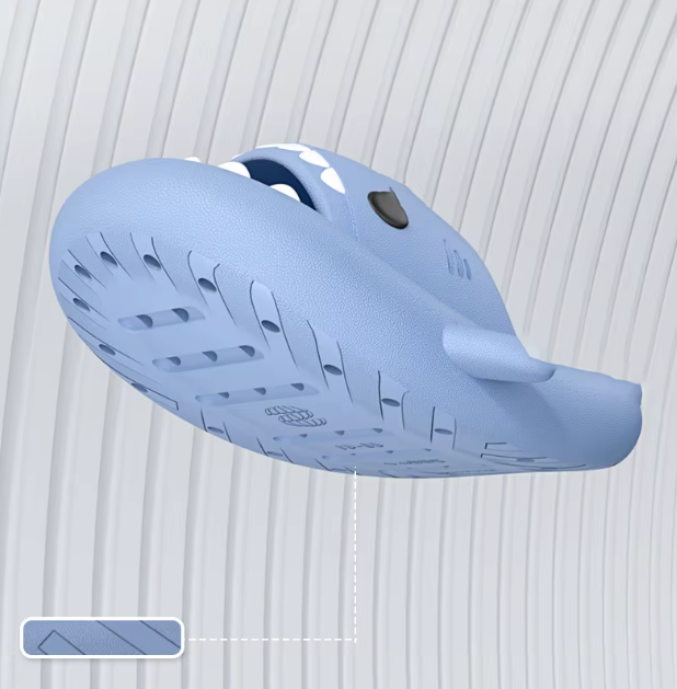 Шлепанцы Акулы р. 42/43 27 см Синий (ТА2055) - фото 6 Шлепанцы Акулы р. 42/43 27 см Синий (ТА2055) - фото 6