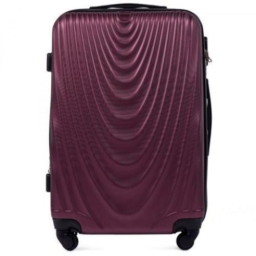 Чемодан пластиковый Wings 304 маленький Бордовый - фото 3 Чемодан пластиковый Wings 304 маленький Бордовый - фото 3