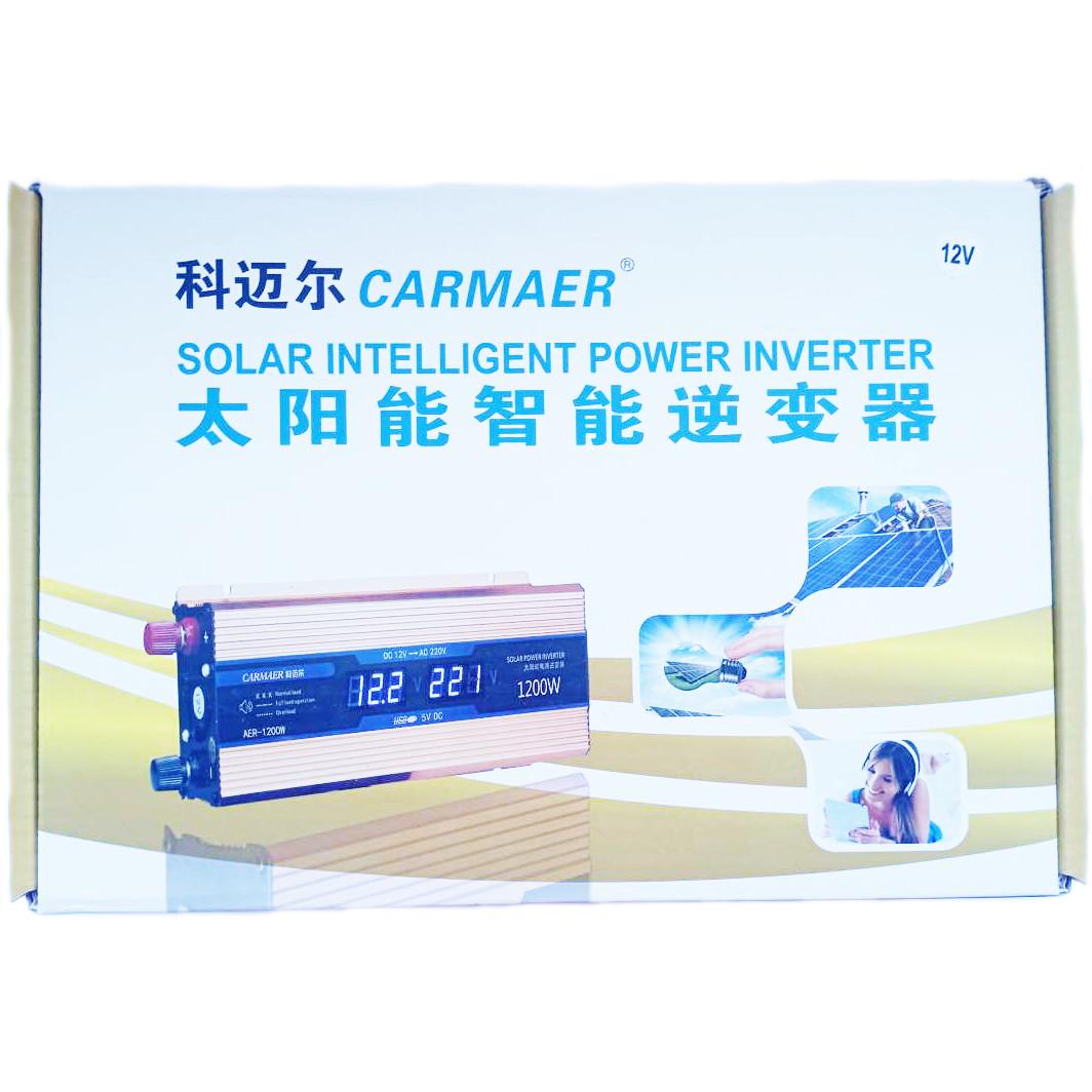 Автомобильный инвертор Carmaer Power Inverter 028 c 12V на 220V 1200W модифицированная синусоида Gold (11067) - фото 5