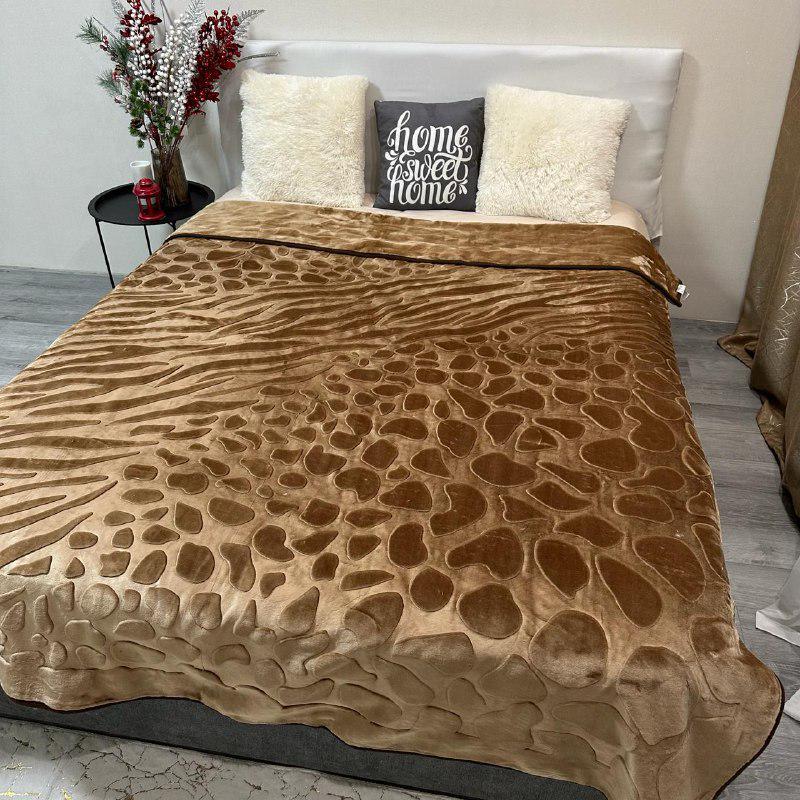 Покрывало на кровать акриловое 200x230 см Светло-коричневый (28857538) - фото 10 Покрывало на кровать акриловое 200x230 см Светло-коричневый (28857538) - фото 10