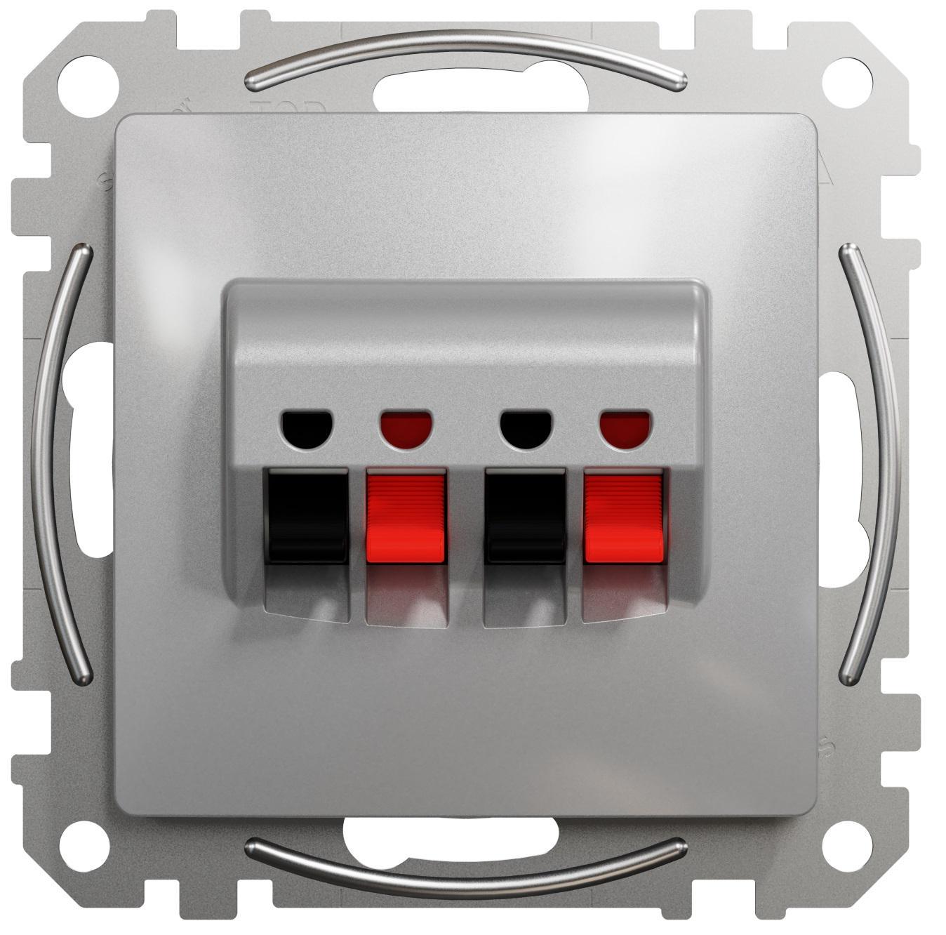 Аудиорозетка Schneider Electric Sedna Design Алюминий (SDD113411)